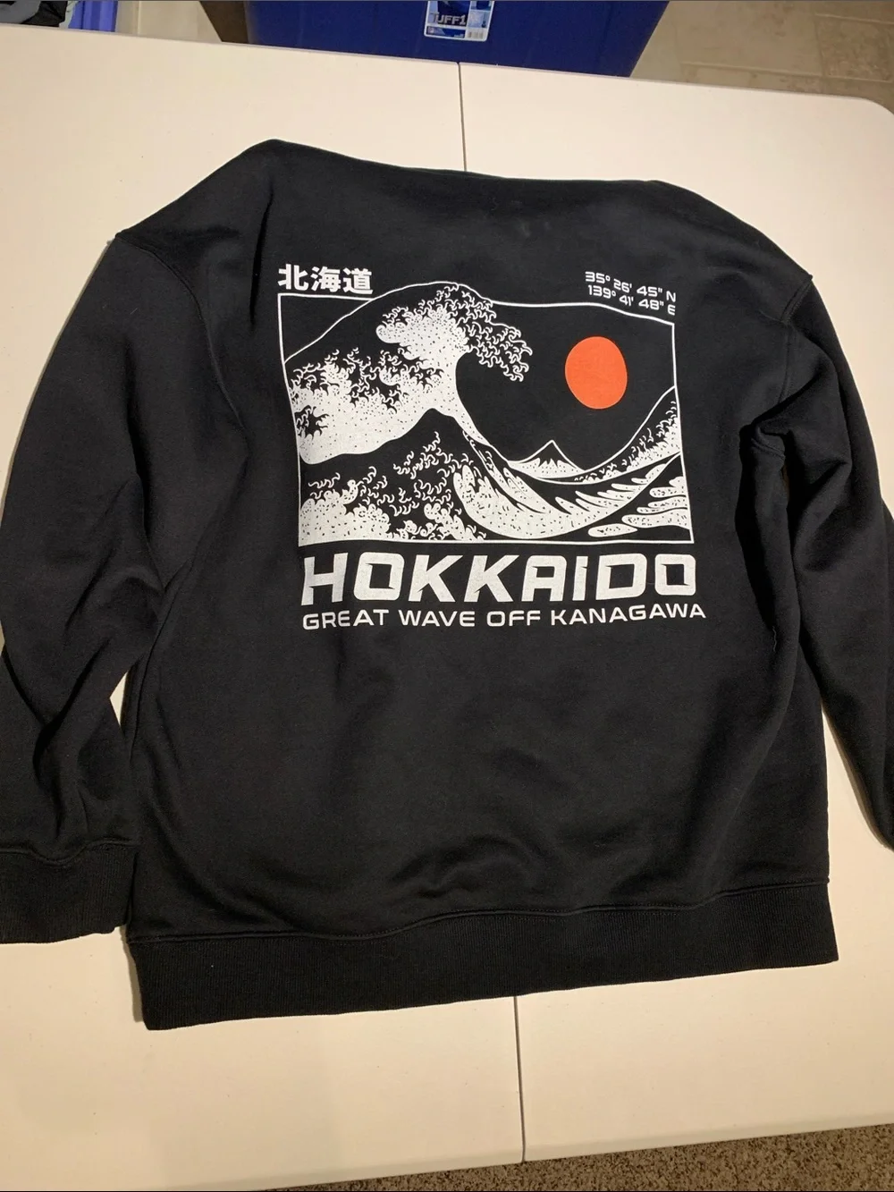 Suzushii Unisex Black Hoodie Sweatshirt